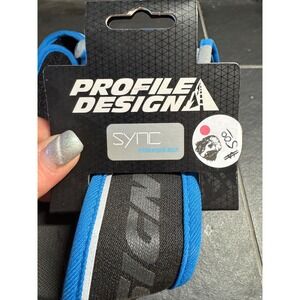 Profile Design Sync Hydration Belt Black Blue 2 Bottle Running System HYS2B13-M
